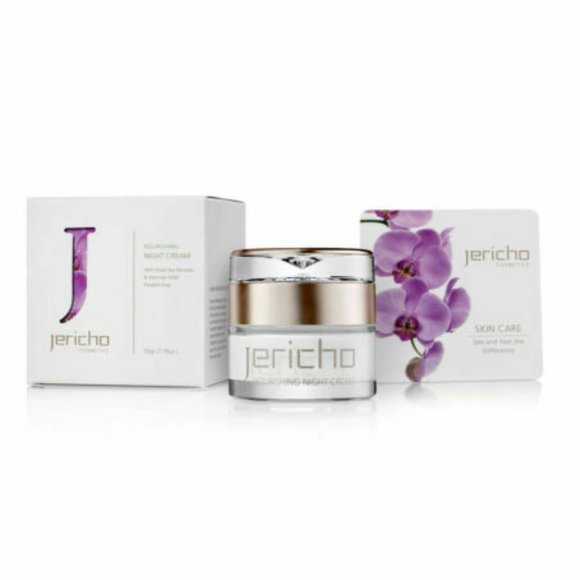 JERICHO NOURISHING NIGHT CREAM-DEAD SEA MINERALS & MARTIXYL 3000- 1.76fl oz/50ml - Picture 3 of 3
